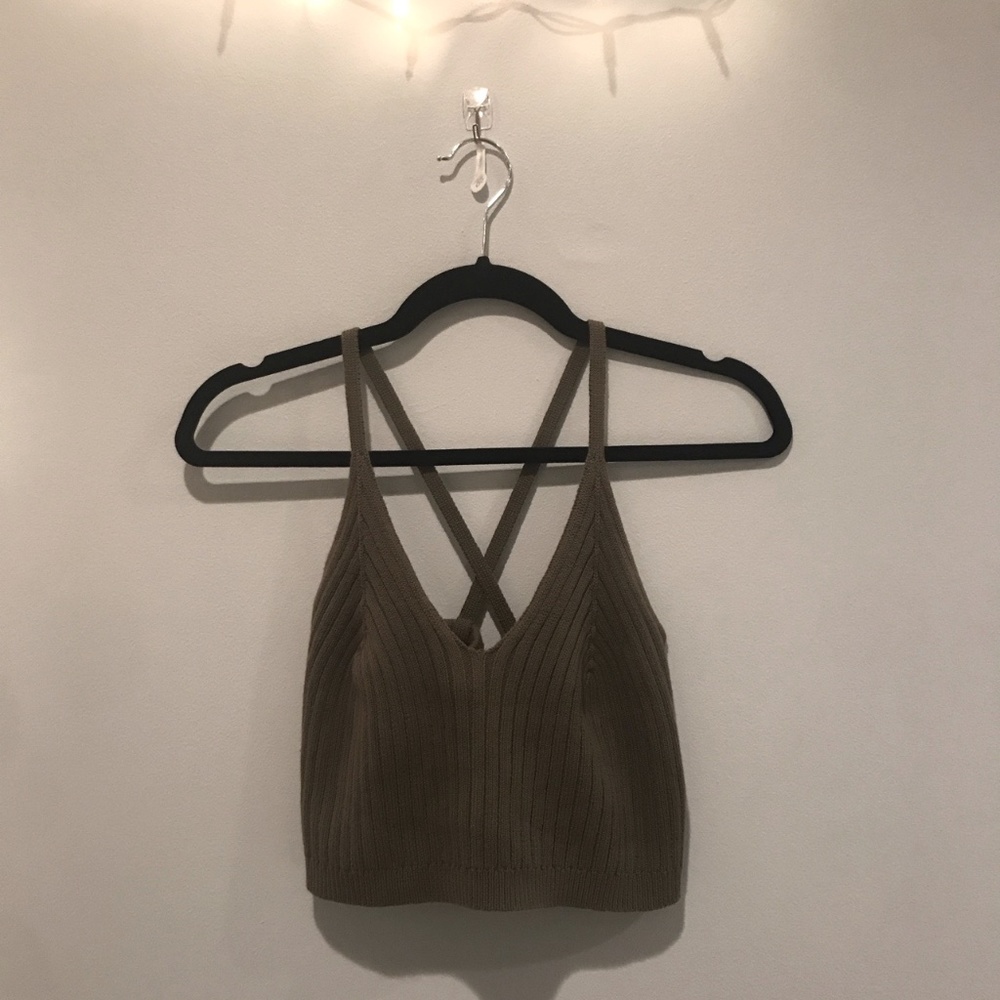 Sweater crop top